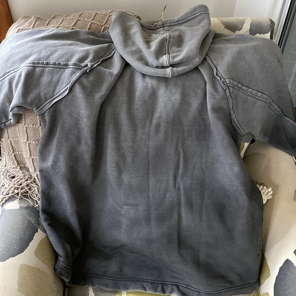 NWOT Free People Zip Up Oversized Hoodie - Picture 5 of 5